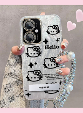 精孔kt猫红米13R手机壳2311FRAFDC情侣全包防摔软男女可爱套外壳