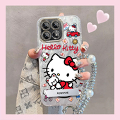 羽纱kt猫红米K70手机壳23113RKC6C情侣全包防摔软男女可爱套外壳