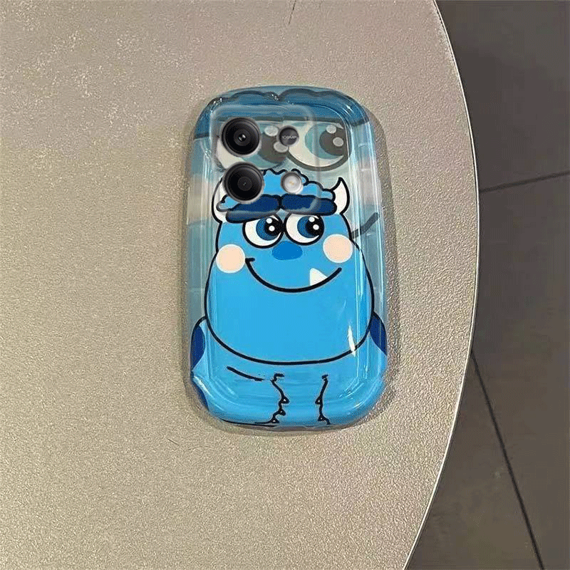 红米Note13肥皂壳红米note13pro手机壳note13pro+透明气囊男女款redmi高级感全包防摔硅胶软壳套独眼怪兽