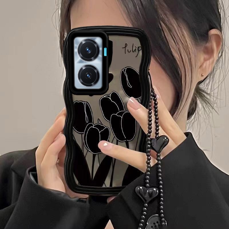 郁金香透明壳高档手机套