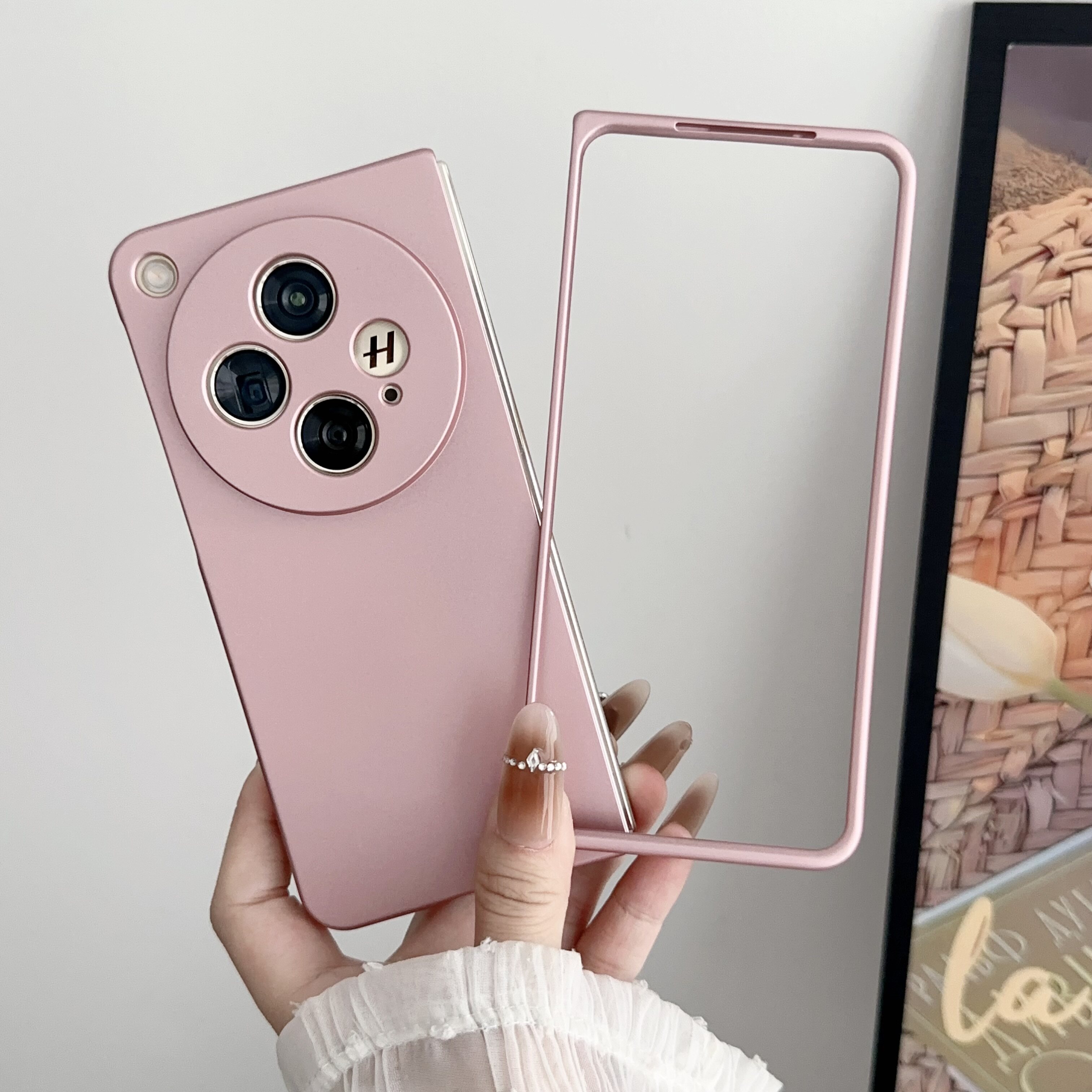 Oneplus Open手机壳1+折叠屏一代男女一加open壳膜一体保护套翻盖