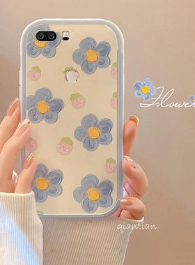 荣耀V8手机壳创意可爱全包闺蜜防摔蓝花潮honor仙女清新KNT-AL10