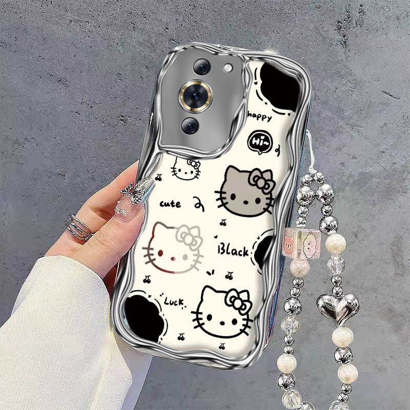 华为智选Hinova10手机壳M40全包N8Pro新鼎桥P50防摔nova10潮nova11软nova12硅胶se薄男女可爱套KT猫pro