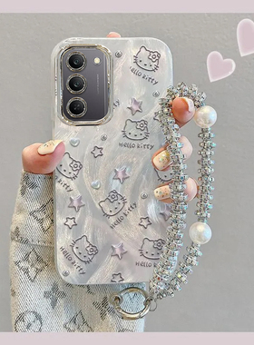 羽纱kt猫realme真我V60Pro手机壳RMX3953情侣全包防摔可爱套外壳