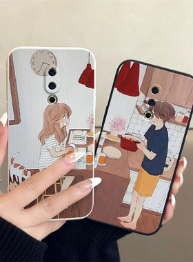 魅族16/16T/16Plus/17/17Pro/18/18S/18X/18Pro/SPro小羊皮情侣手机壳高级小众一对全包防摔20/20Pro/无界版