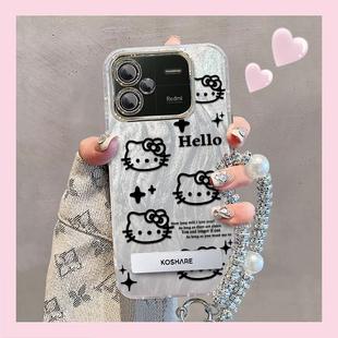 精孔kt猫红米Note13Pro+手机壳23090RA98C情侣全包防摔可爱套外壳