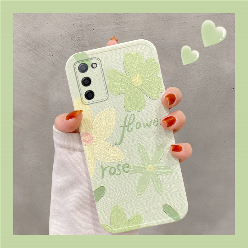 OPPO A56手机壳A56闺蜜小花油画可爱创意全包潮牌仙女清新OPPOA56