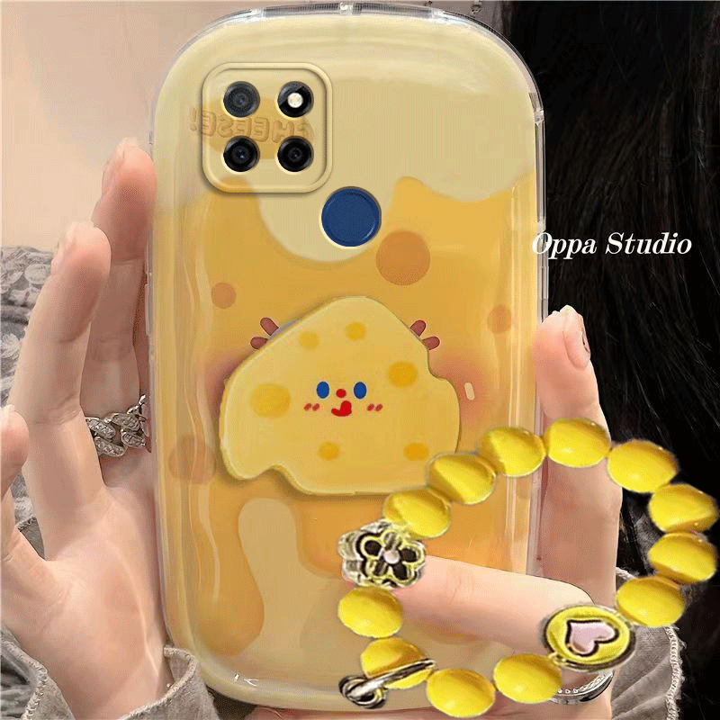 手机壳可爱黄色奶酪卡通