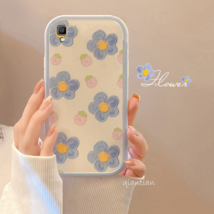R7plus手機殼創(chuàng)意可愛全包閨蜜防摔藍花潮款 oppo 仙女oppoR7plus