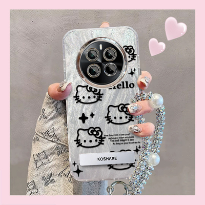 精孔kt猫realme真我GT5Pro手机壳RMX3888情侣全包防摔可爱套外壳