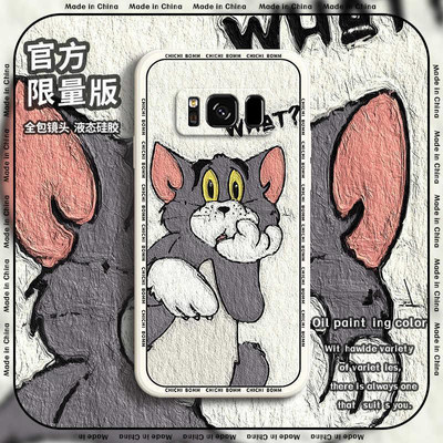 油画汤姆猫杰瑞鼠手机壳