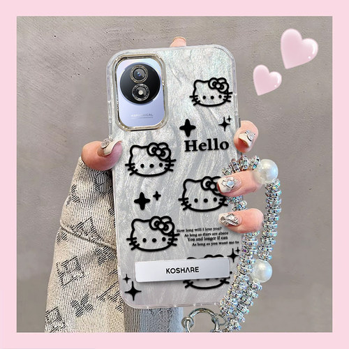 精孔kt猫vivoY11手机壳V2236A情侣全包防摔软高级男女可爱套外壳