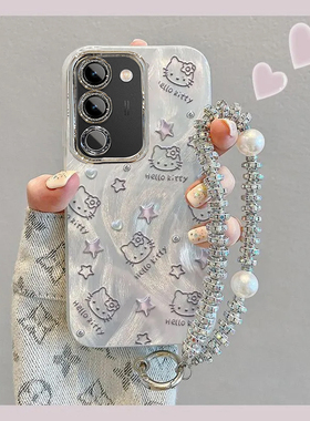 羽纱kt猫vivoS17t手机壳V2282A情侣全包防摔软高级男女可爱套外壳