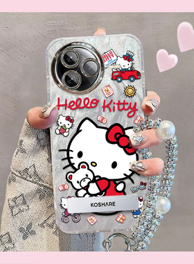 羽纱kt猫红米K80Pro手机壳24122RKC7C情侣全包防摔男女可爱套外壳