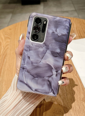 oppo Find N2手机壳oppoFind N2折叠屏oppoFindN2前后全包镜头壳膜一体保护套女晶莹闪粉繁星女神星空洛可可