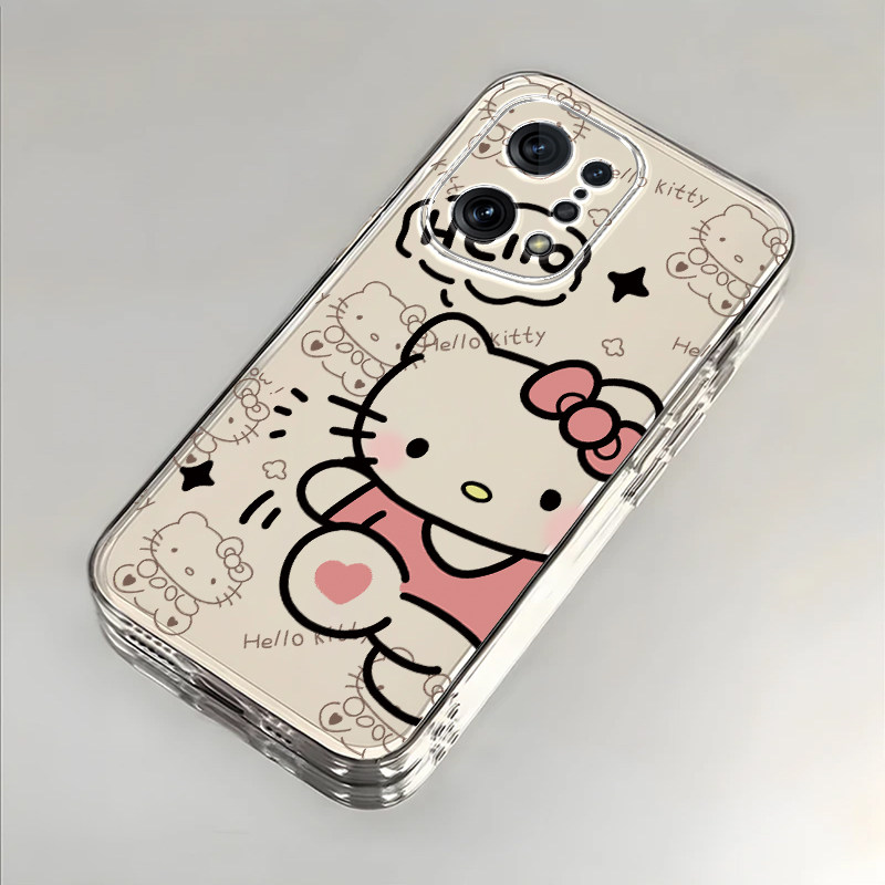 OPPO Findx5手机壳Find x5款x6全包x7新x8防摔X2潮软硅胶薄男女OPPO Find x3可爱pro +套KT猫高级