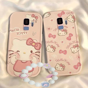 三星s9手机壳s9plus凯蒂猫s9+硅胶新款透明卡通可爱全包套KT猫保护套软galaxy