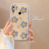 适用小米Mix2s手机壳mix2创意可爱全包闺蜜防摔蓝花潮款 仙女清新洋气