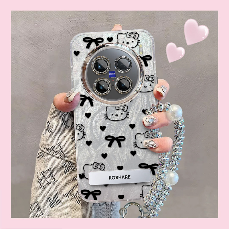 精孔kt猫vivoX100Ultra手机壳V2366GA情侣全包防摔男女可爱套外壳