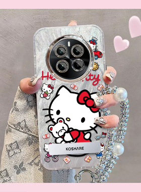 羽纱kt猫realme真我GT5Pro手机壳RMX3888情侣全包防摔可爱套外壳