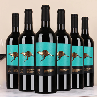 澳洲红酒14.5度 南斯歌达蓝袋鼠干红葡萄酒酒庄直供送礼
