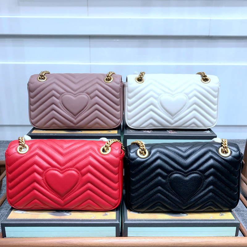 The new trend GG Female bag Embroidery love Bag Heart-shaped chain Moire Versatile Little bag Inclined shoulder bagin the Leather/Lady bags/Men's bag, Ms. bags  category - from Buy2taobao.com to provide professional Taobao agent buy service