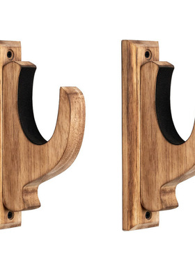 木制壁挂式枪架家居猎枪步枪收纳架弓箭墙面摆件挂架木质收纳架