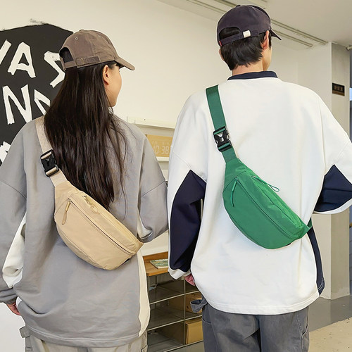 胸包男士休闲斜挎包手机腰包