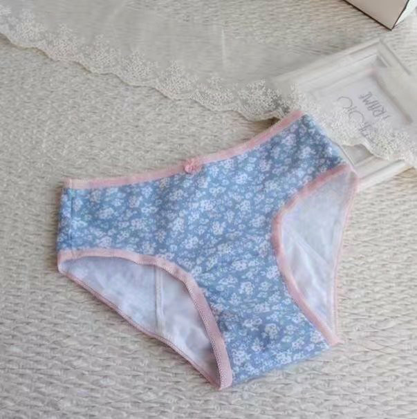 日韩风防侧漏加长经期女士内裤