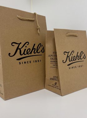 正品科颜氏礼品袋护肤品手提纸袋