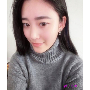朋克古罗马潮牌925纯银cody鹿晗耳钉耳环爱心耳坠男女同款耳饰品