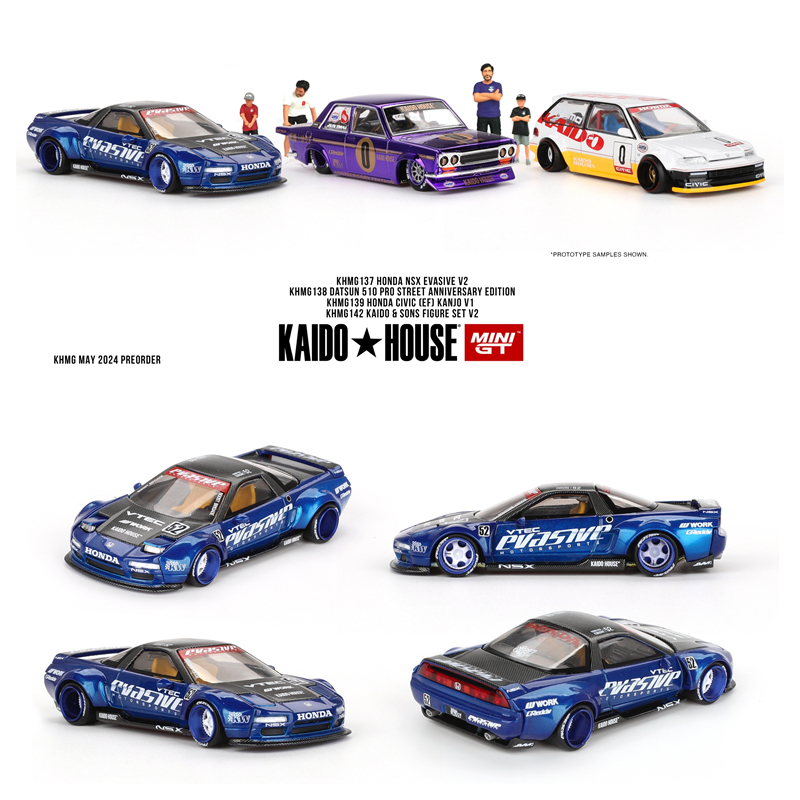 Kaido House + MINIGT 本田 Honda NSX Evasive V2 仿真 合金车模 模玩/动漫/周边/娃圈三坑/桌游 火车/摩托/汽车模型 原图主图