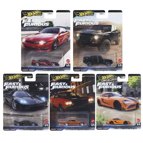 Hot Wheels风火轮速度与激情 尼桑兰博基尼柯尼塞格丰田速霸 车模