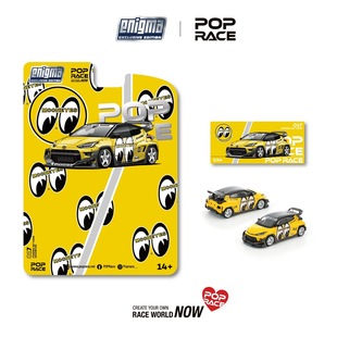 POPRACE 1:64 Pandem Yaris Mooneyes 仿真合金汽车模型