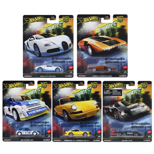 Hot Wheels风火轮汽车文化决定性行动布加迪马自达保时捷合金车模