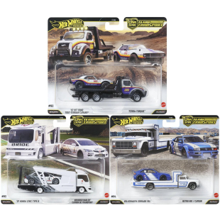 Hot Wheels风火轮运输车系列 大众科拉多本田思域科迈罗 合金车模