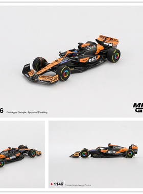 【预售】MINIGT 1:64 迈凯伦 McLaren MCL38 #81 Oscar Piastri