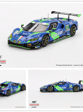 BBR 43 法拉利 Ferrari 296 GT3 #47 IMSA Daytona 24 Hrs.车模