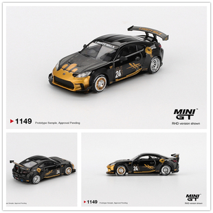 MINIGT 1:64 丰田 Toyota GR86 LB Nation 黑/金 仿真合金车模