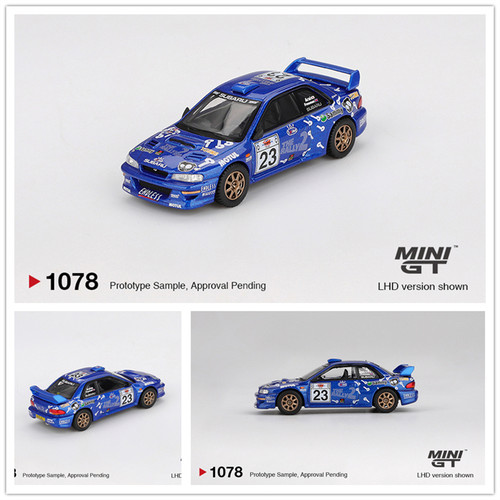 MINIGT 1:64 Subaru Impreza WRC99 #23 2000 Acropolis Rally