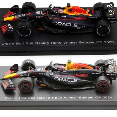 【预售】Spark 1:64 红牛F1 RB19 维斯塔潘 巴林站 合金汽车模型