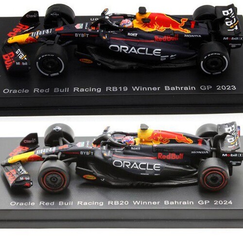【预售】Spark 1:64 红牛F1 RB19 维斯塔潘 巴林站 合金汽车模型