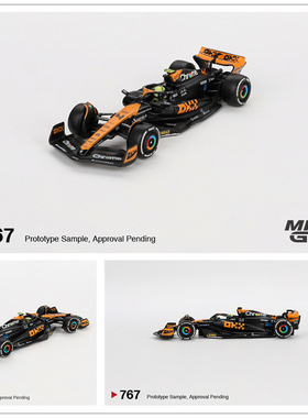 MINIGT 1:64 McLaren MCL60 #4 Lando Norris 2023 F1 合金 车模