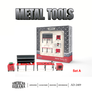 American Diorama 1:64 合金人偶 Metal Tools - Set A