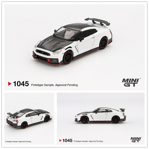 MINIGT 1:64 Nissan GT-R Nismo 2024 Brilliant White Pearl车模