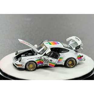 PGM 1/64 RWB964 89# 白苹果 合金全开仿真汽车模型