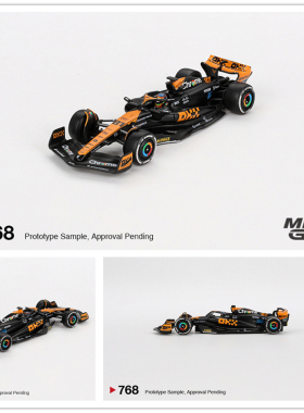 MINIGT 1:64 McLaren MCL60 #81 Oscar Piastri 2023 F1 合金车模