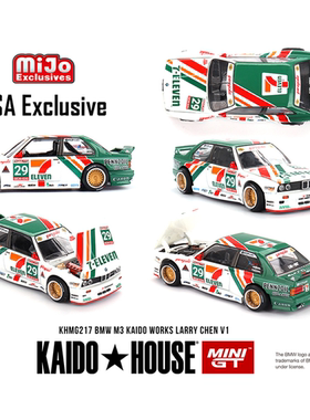 【预售】Kaido House+MINIGT 宝马 BMW M3 LARRY CHEN V1美国独家