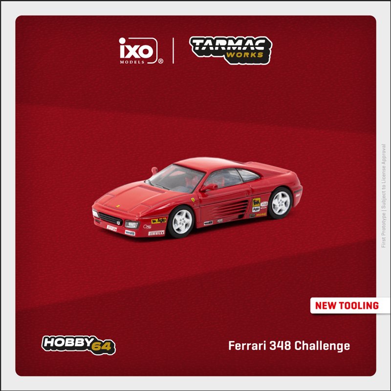 TW 1:64 Ferrari 348 Challenge Presentation 仿真 合金 车模