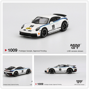 MINIGT 1:64 Porsche 911 Dakar Rally 1974 仿真合金汽车模型
